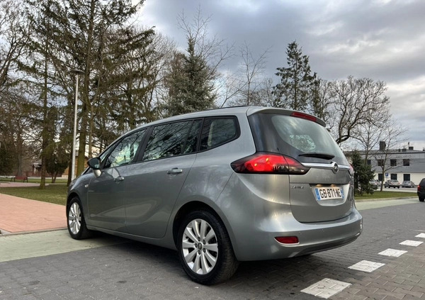 Opel Zafira cena 33900 przebieg: 144000, rok produkcji 2012 z Łomża małe 301